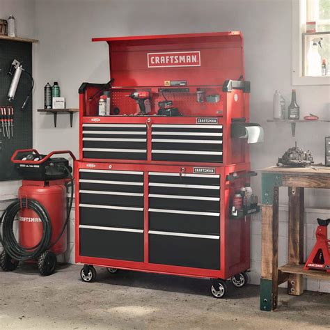 craftsman 2000 steel freestanding garage cabinet in red|CRAFTSMAN Tool Chest, Garage Cabinet, Tool .